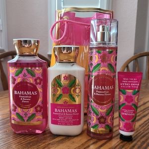 🛍BOGO 50% OFF🧴🛁 NWT‼️ BBW "Bahamas Passionfruit & Banana Flower" 4-piece Gift